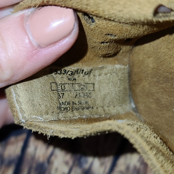 ZARA , leather platform espadrilles - Picture 6 of 8